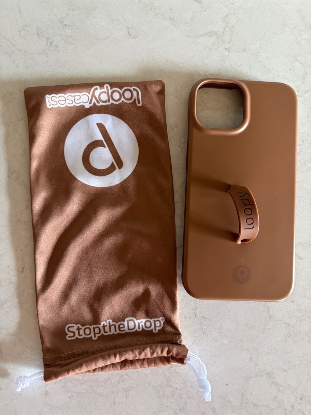 Loopy Case for iPhone 14 in Saddle Brown